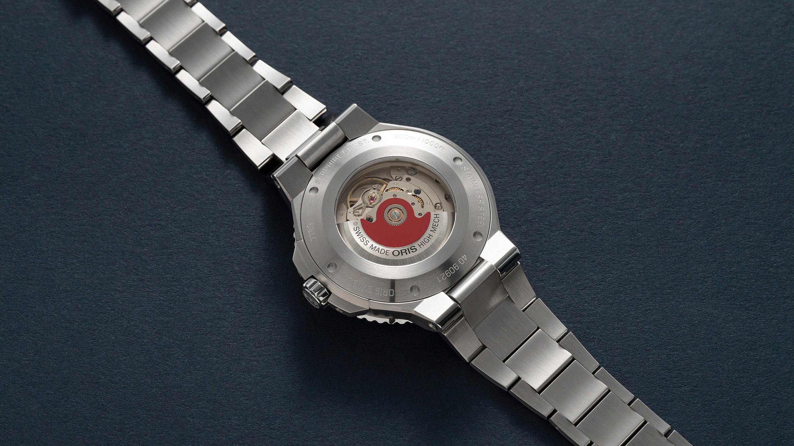Oris Aquis 01 733 7789用シルバーベルト 23mm Oris Aquis 01 733 7789用シルバーベルト 23mm Aquis Date - 01